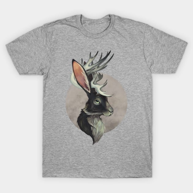 Jackalope T-Shirt by KanizoArt